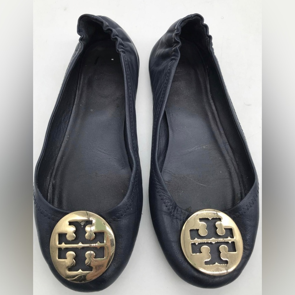 TORY BURCH Blue Flats Shoes Women- Size 6 w/ COA